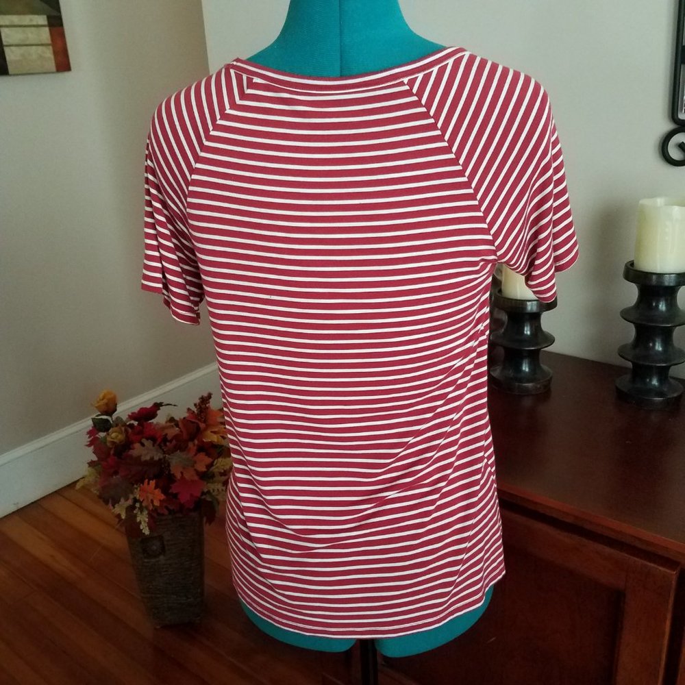 American Eagle Soft & Sexy V-Neck Striped T-Shirt Women's XS to S - Picture 3 of 8